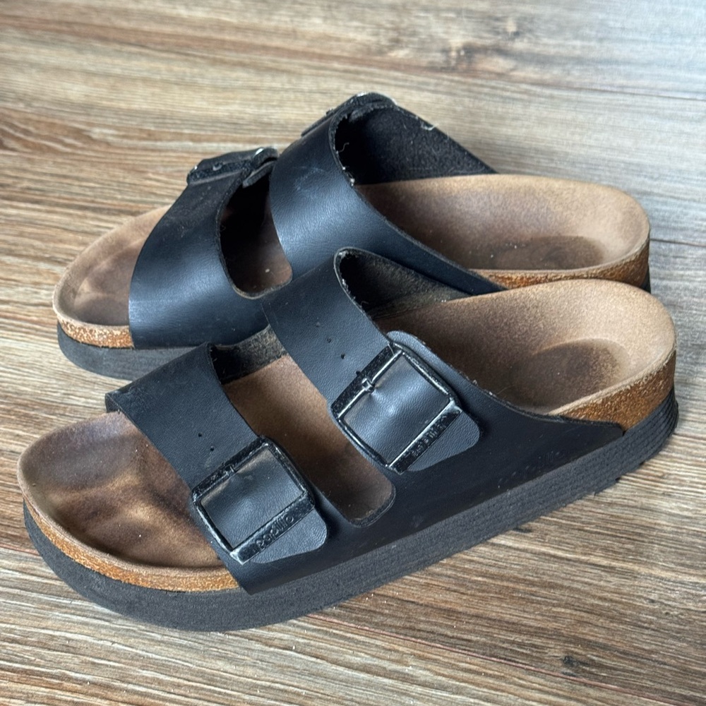 Black Birkenstock sandals